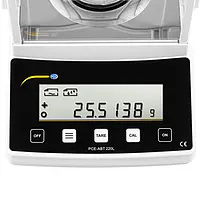 Precision Balance PCE-ABT 220L display