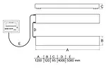 Shipping Scale PCE-SW 5000N diagram