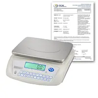 Tabletop Scale PCE-WS 30-ICA Incl. ISO Calibration Certificate 