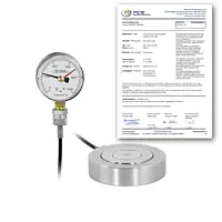 Tension Dynamometer PCE-HFG 1K-E100-ICA Incl. ISO Calibration Certificate 