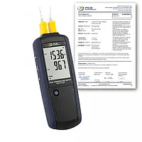 Thermometer PCE-T312N-ICA incl. ISO Calibration Certificate 