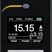 Thickness Gauge PCE-TG 300-NO5-ICA display