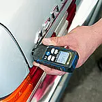 Wall Thickness Gauge in Use