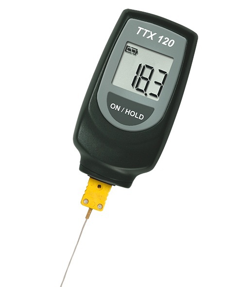 Mini termómetro ideal para termoelementos tipo K