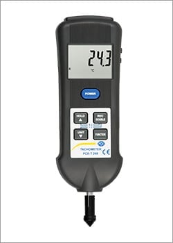 Medición de vibraciones con un tacómetro