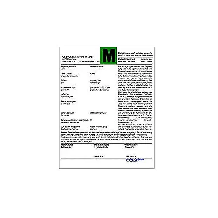 Certificado de calibración ISO para los osciloscopios 