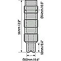 PT-F0S Mini sensor externo (0 ... 1150 µm) 