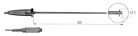 Sonda de temperatura PT100 TP472I 