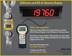 Dinamómetro EDX-50TR con 2 grilletes y módulo inalámbrico 
