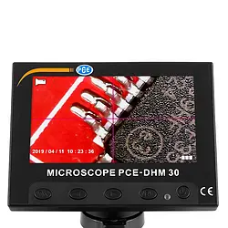 Microscopio de mesa con pantalla LCD