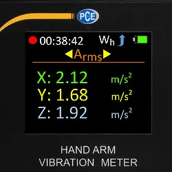 Acelerómetro para brazos y manos - Pantalla 