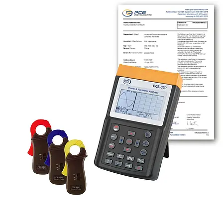 Analizador de potencia PCE-830-1-ICA