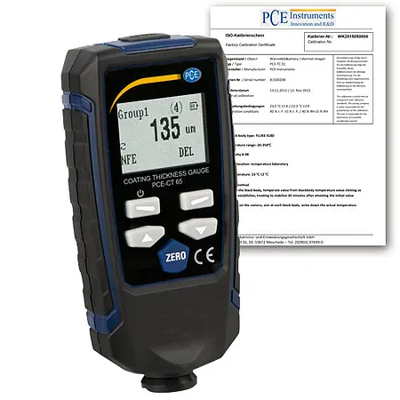 Aparato de automoción incl. certificado de calibración ISO