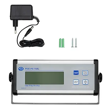 Balanza de plataforma - Contenido del envío