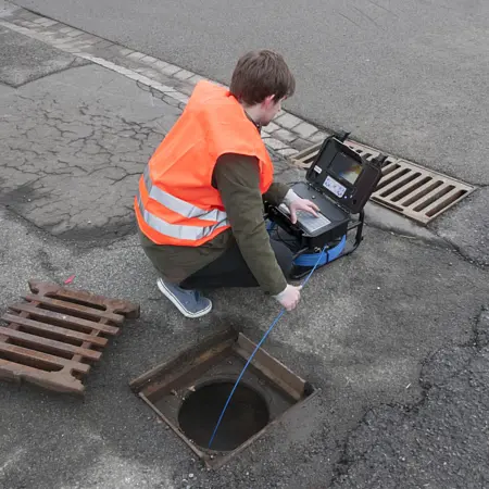 Cámara de inspección Utilización