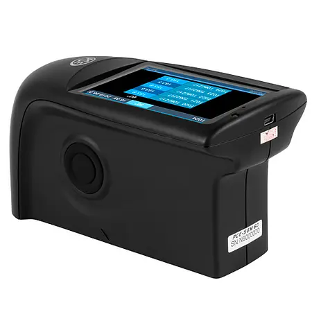 Comprobador de superficies - Vista lateral 