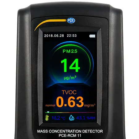 Contador de partículas PCE-RCM 11 - Medición del TVOC