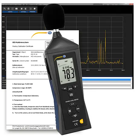 Controlador ambiental incl. certificado de calibración ISO