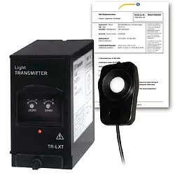 Detector de luz incl. certificado de calibración ISO