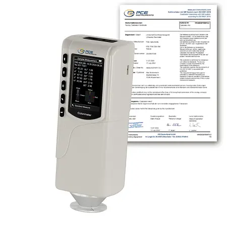 Instrumento de medición en superficies Colorímetro ISO