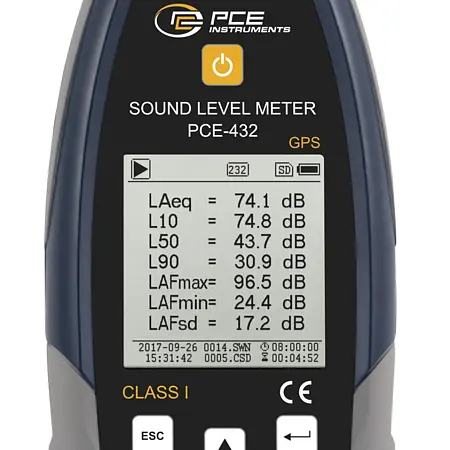 Logger de datos Pantalla