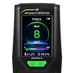 Medidor de calidad de aire - Nivel bajo de concentración 