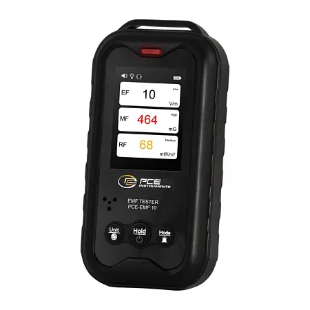 Medidor de campo electromagnético EMF PCE-EMF 10