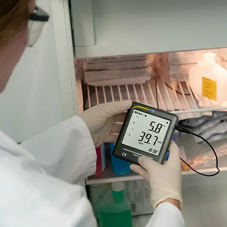 Medidor de climatización - Imagen de una medición