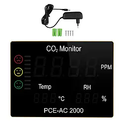 Medidor de CO2 - Contenido del envío