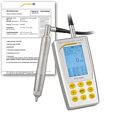 Medidor de dureza - incl. certificado calibración ISO