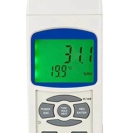 Medidor de estrés térmico Pantalla