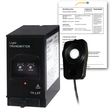 Medidor de luz incl. certificado de calibración ISO