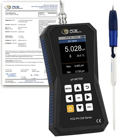 Medidor de pH PCE-PH 228LIQ-ICA