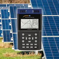 Medidor de radiación solar para campos solares