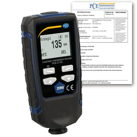 Medidor de recubrimiento PCE-CT 65-ICA