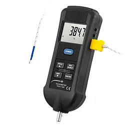 Medidor de revoluciones con medición de temperatura - Sonda