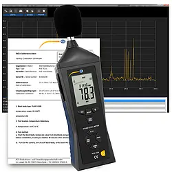 Medidor de sonido LEQ incl. certificado de calibración ISO