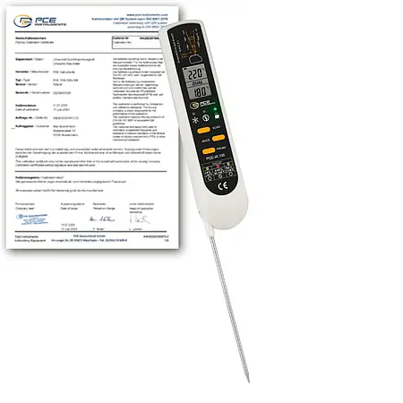 Medidor de temperatura láser