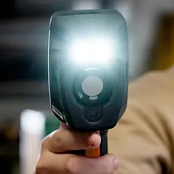 Medidor de temperatura láser - Iluminación LED
