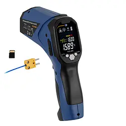 Medidor de temperatura PCE-895-ICA incl. certificado de calibración ISO