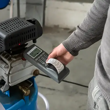 Medidor de temperatura sin contacto - Imagen de uso