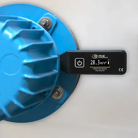 Medidor de vibración - Imagen de uso