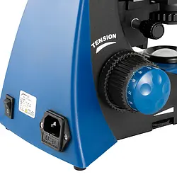 Conexión de alimentación del microscopio de luz transmitida PCE-PBM 100