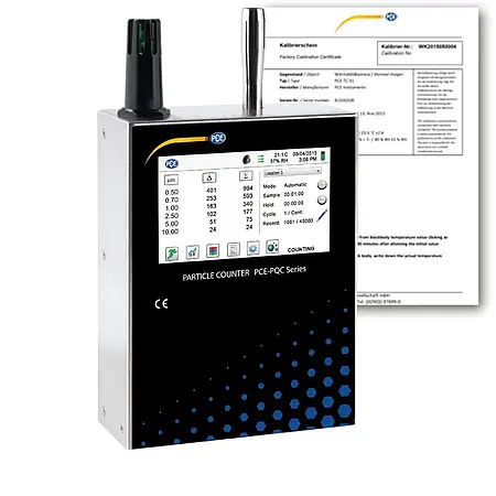 Medidor de calidad del aire PCE-PQC 31EU incl. certificado de calibración