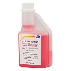Solución de calibración pH4 de 250 ml