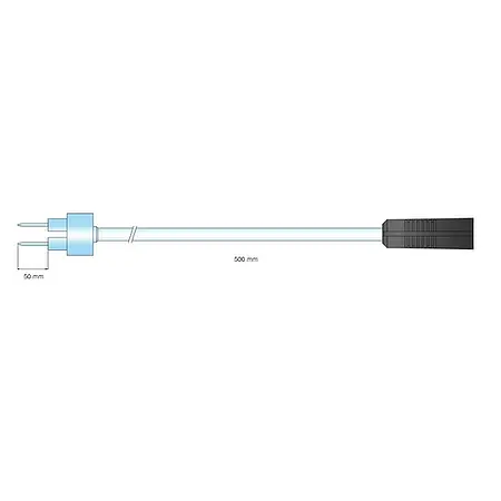 Sonda de temperatura tipo K con agujas para fundición