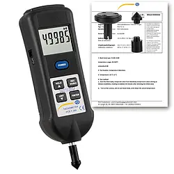 Tacómetro PCE-T 260-ICA incl. certificado calibración ISO