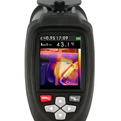 Termómetro infrarrojo con pantalla LCD