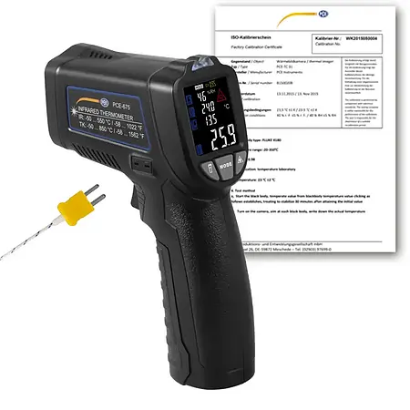 Termómetro incluye certificado de calibración ISO