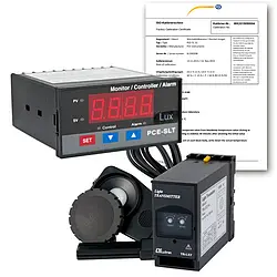 Transductor de luz incl. certificado de calibración ISO